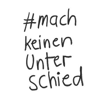 #machkeinenunterschied Logo